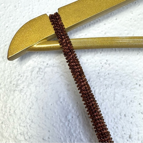 Vintage 100% Silk Y2K Babydoll Top Size XL Beaded Sequin Boho Fairy Festival - Picture 4 of 10